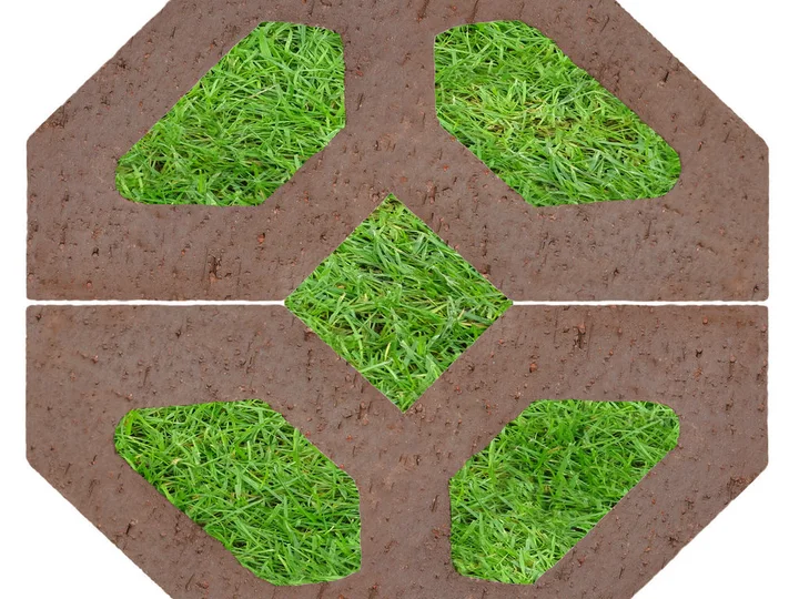 Application — Clay Grass Paving Brick
